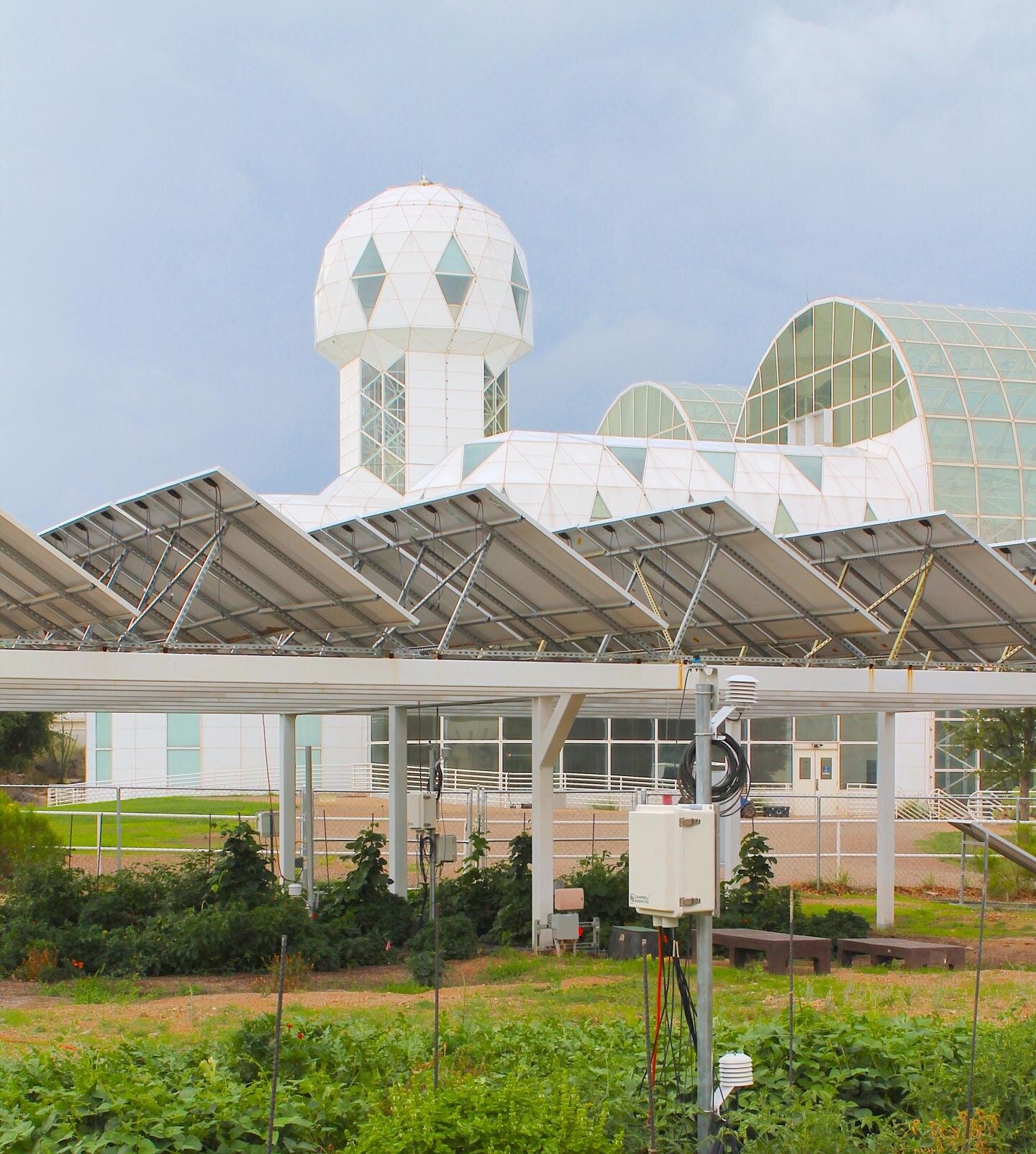 Agrivoltaics Research at Biosphere 2