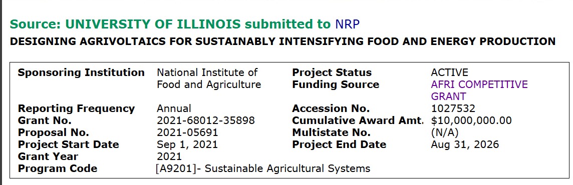 Preview of Designing Agrivoltaics for Sustainably Intensifying Food & Energy Production